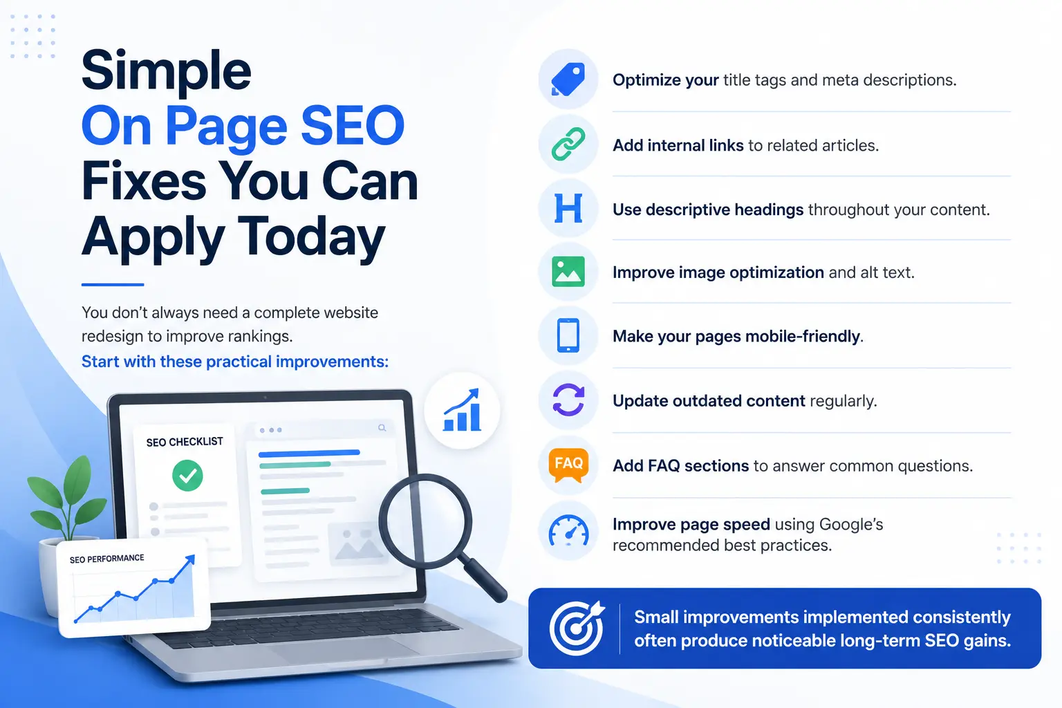 Simple On Page SEO Fixes You Can Apply Today